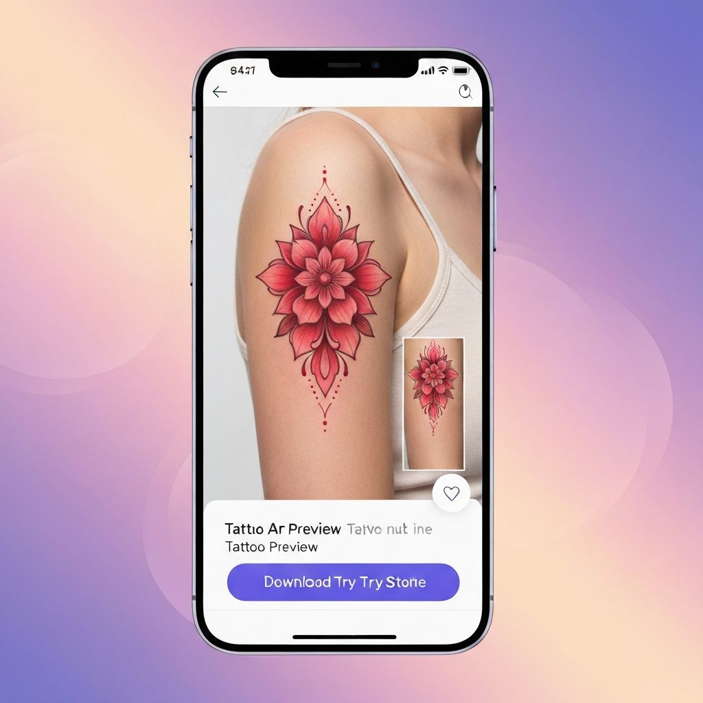 Inkoro App Store Screenshot - Body Preview